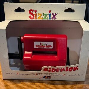 Sizzix Sidekick Red Die Cutting & Embossing portable crafting system.